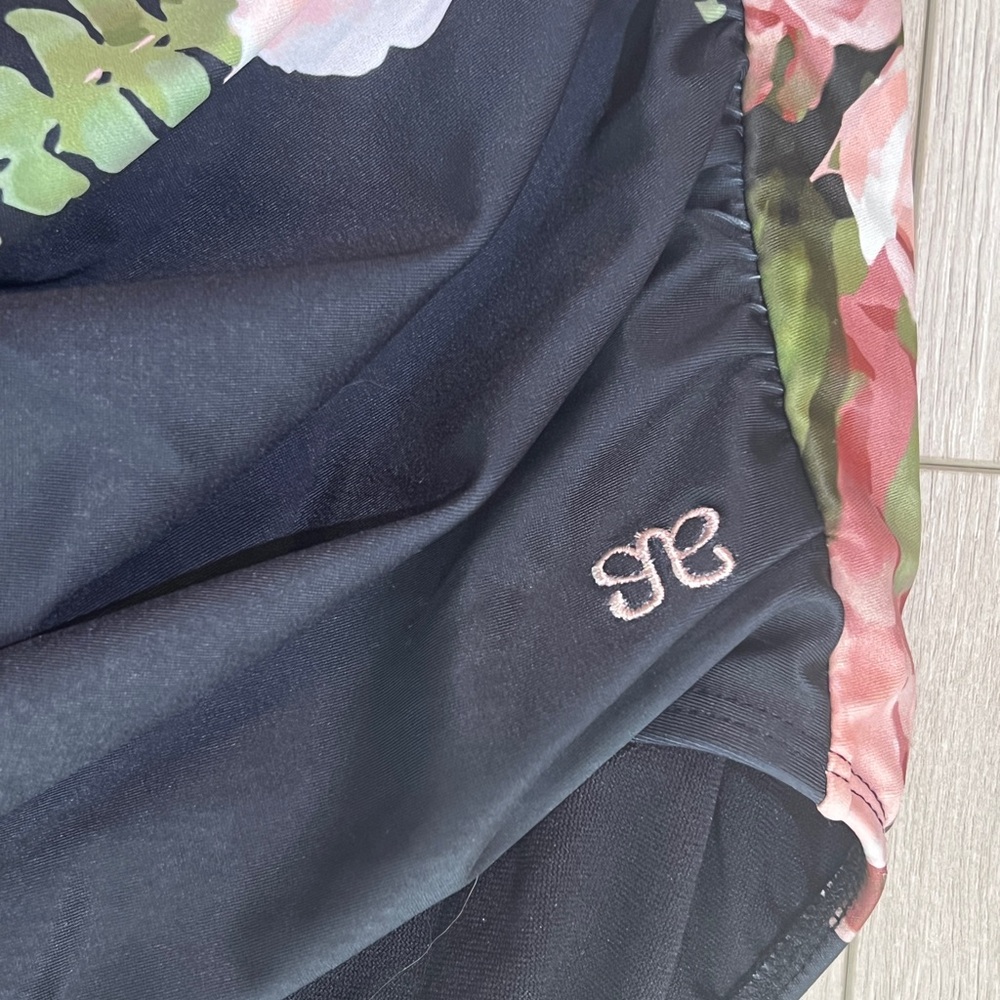Albion The Tiffany Off Shoulder Black Floral One Piece - Medium - Picture 3 of 4